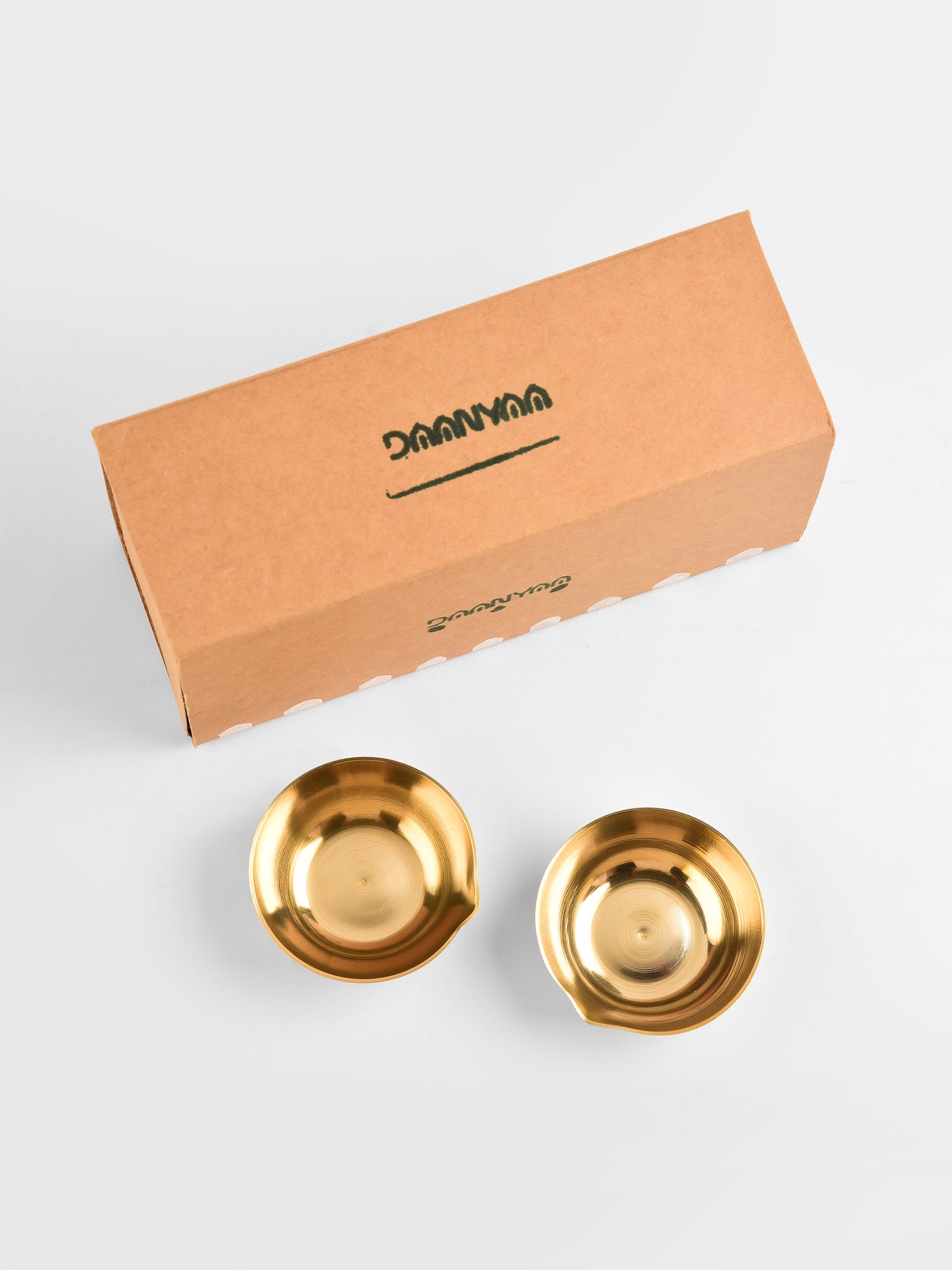 Two Brass Diyas (2.5