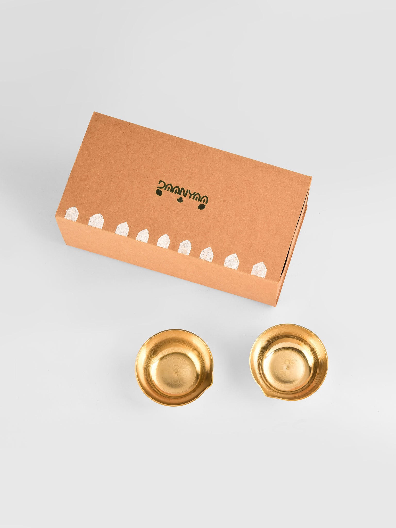 Two Brass Diyas (2.5