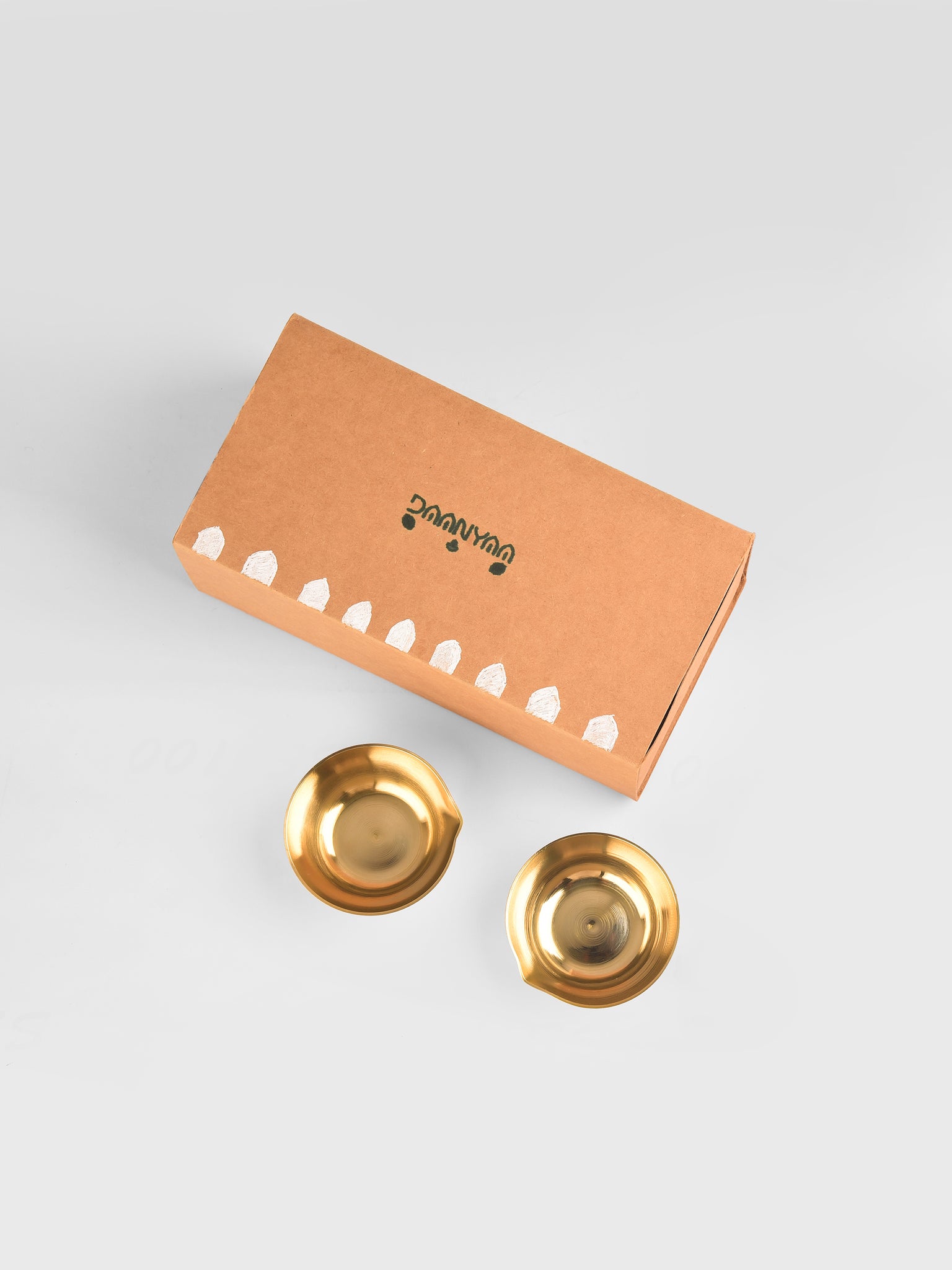 Two Brass Diyas (2.5