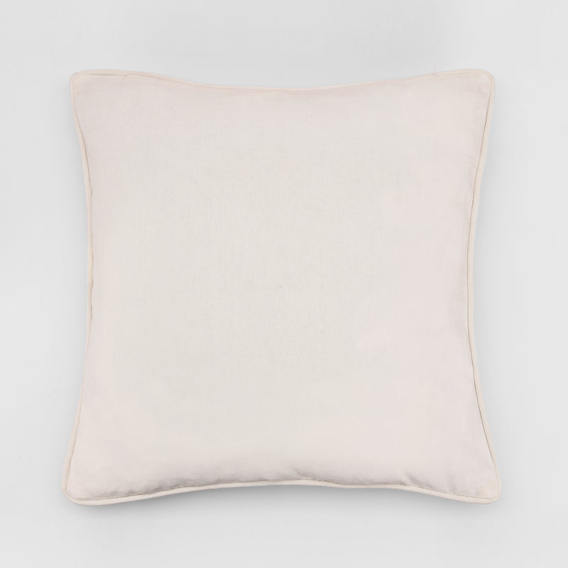 Christmas Themed Embroidered Cotton Cushion Cover - Red (Pack of 2)