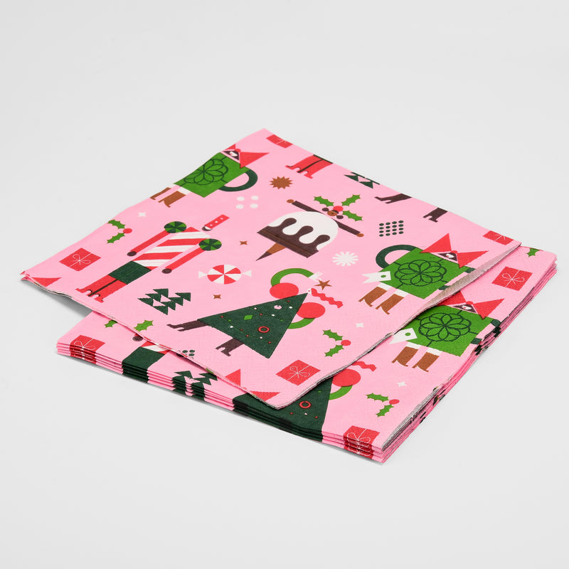 Charmant Paper napkin, pink